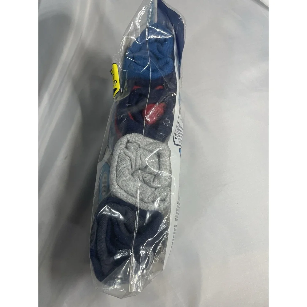 Fruit of the Loom Men's Assorted Blue 5-Pk Boxer Briefs XL 40-42